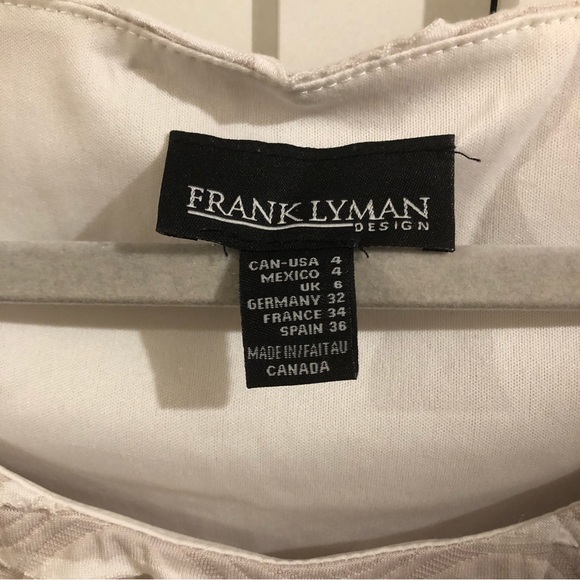 Vintage Frank Lyman Lined Top, Dressy T-shirt EUC - Picture 3 of 10